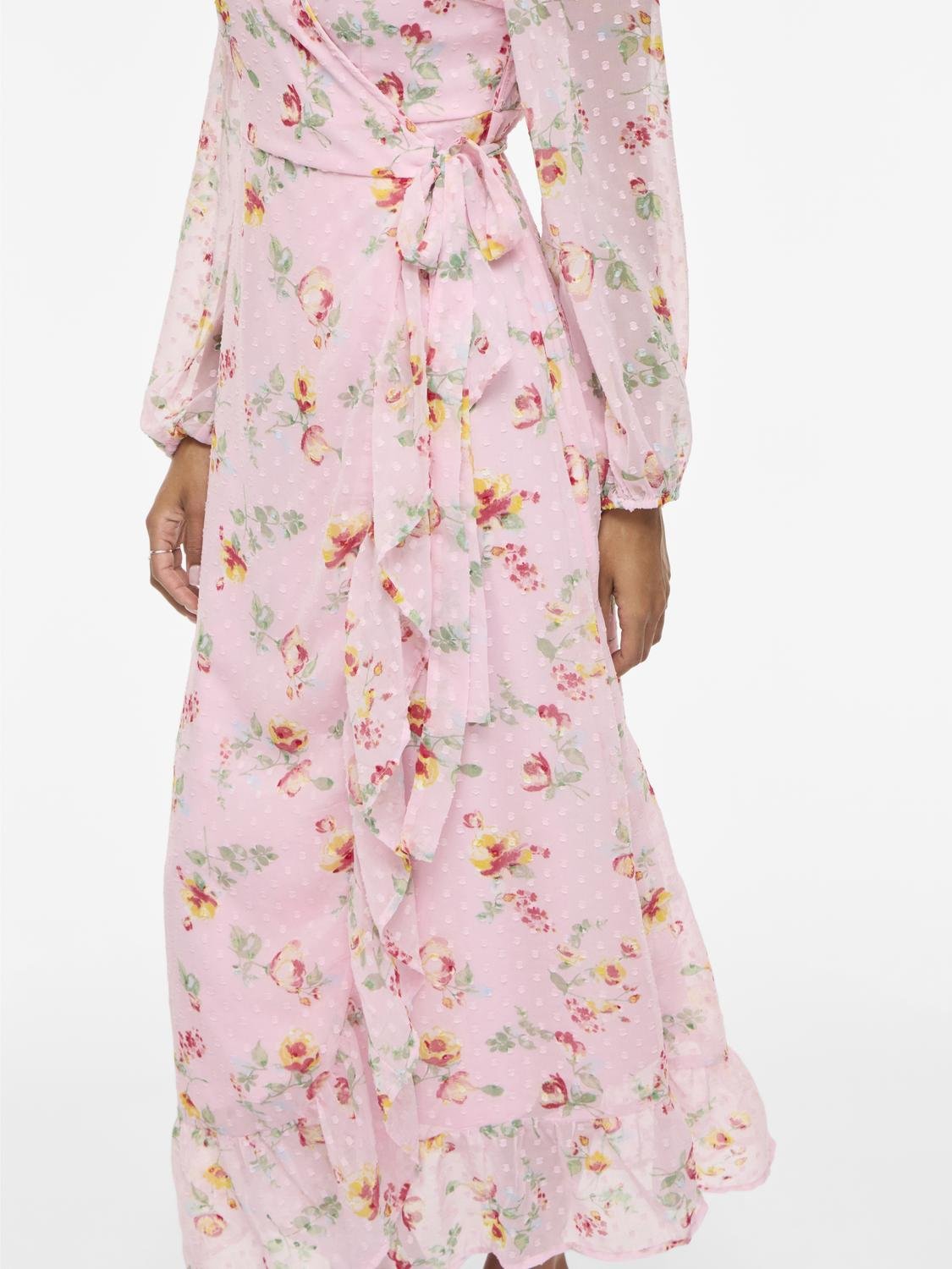 VIEDEE Long Dress - Cherry Blossom - VERO MODA & VILA Bergvik